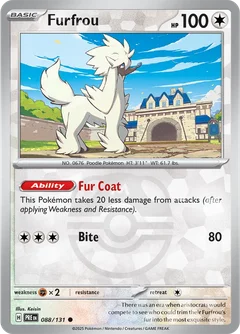 Furfrou Master Ball Holo 88